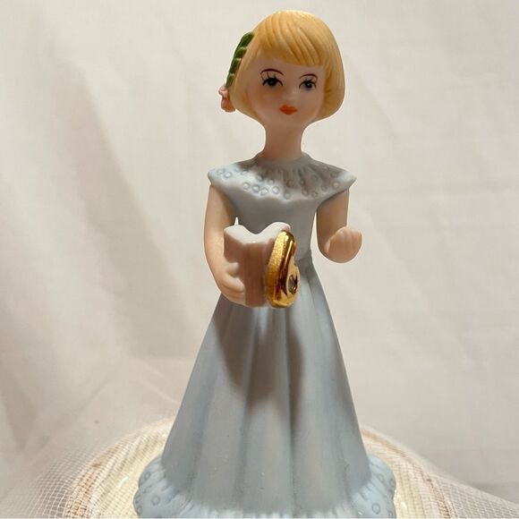 6th birthday cake topper Growing up birthday girls vintage Enesco - Picture 12 of 13